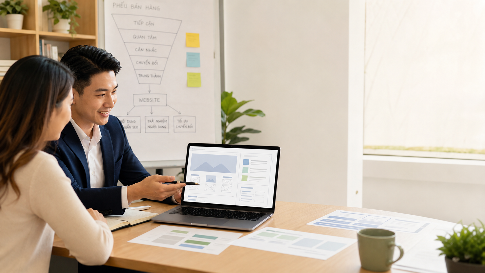 Minh họa chủ đề: SEO website cho dịch vụ tài chính tại Hạ Long