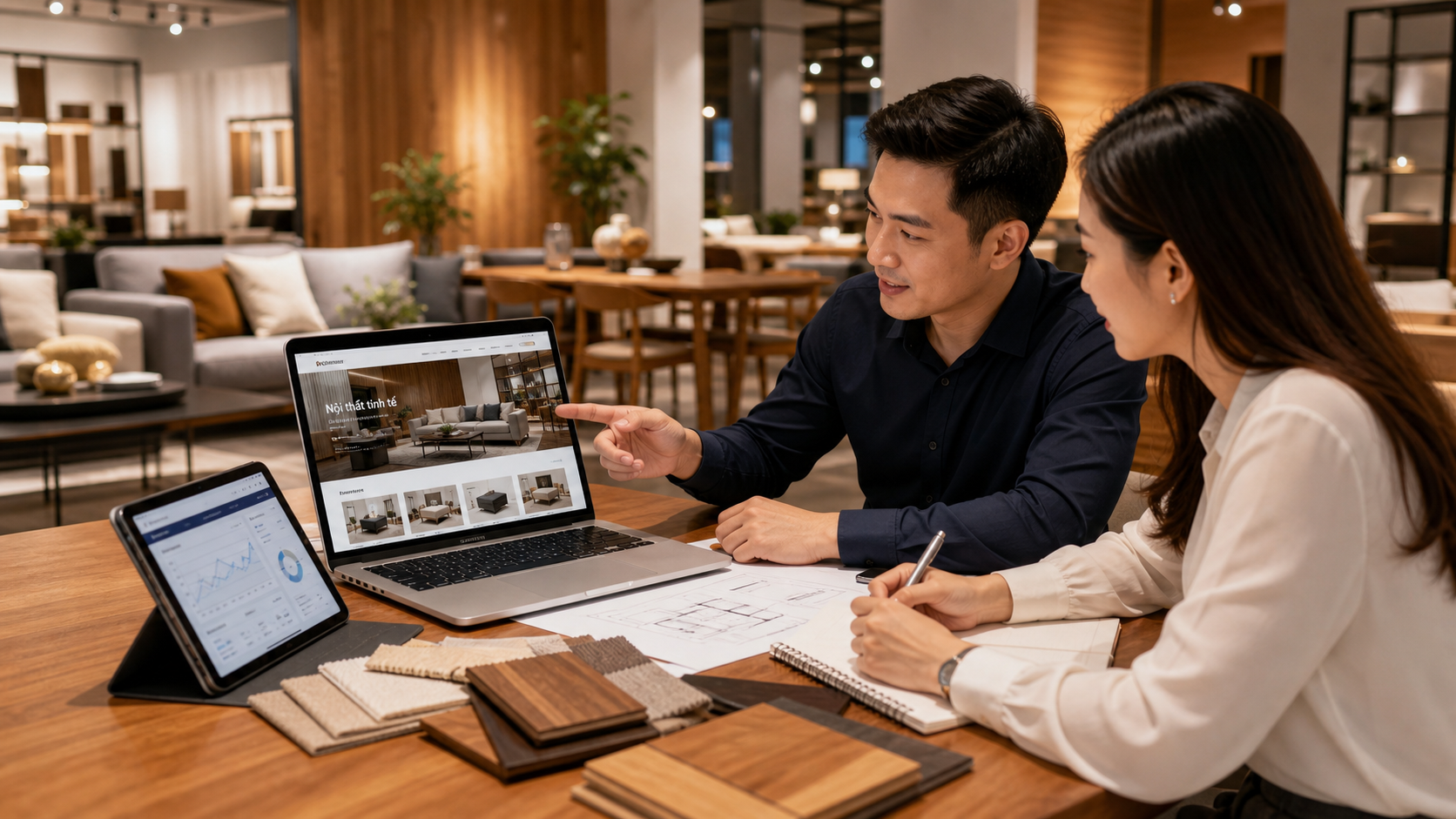 Thiết kế website nội thất chuyên nghiệp cho showroom bởi QDL Group QDL Group
