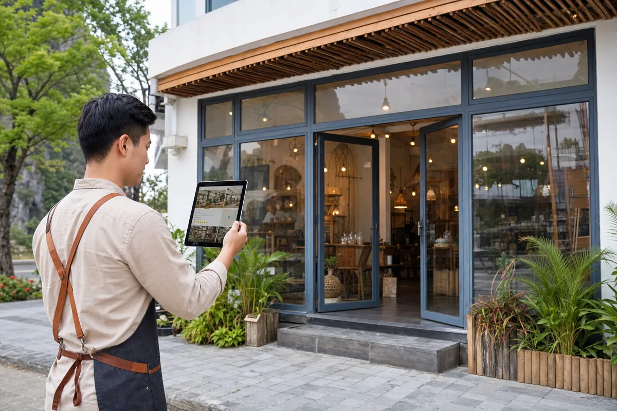 Chủ cửa hàng tối ưu hiện diện trực tuyến cho khách hàng địa phương