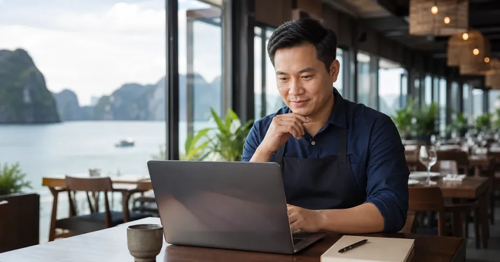 Thiết kế website nhà hàng tại Hạ Long với luồng đặt bàn trực tuyến